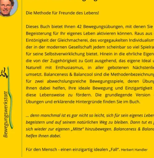 Buch - Meine ideale Bewegung von Herbert Handler