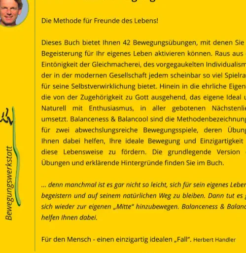Buch - Meine ideale Bewegung von Herbert Handler