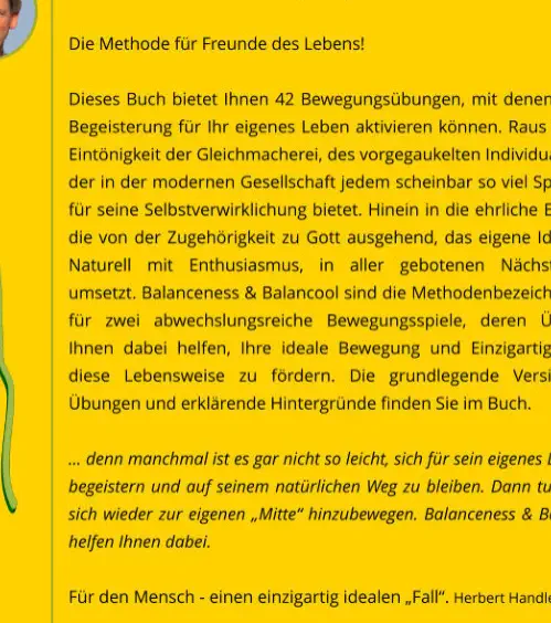 Buch - Meine ideale Bewegung von Herbert Handler