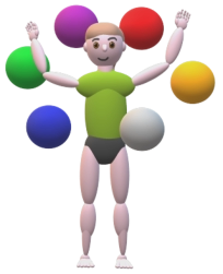 Spiel mit 5plus Farben